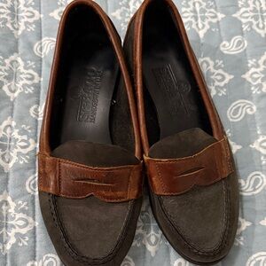Sebago Brown and Black Loafers